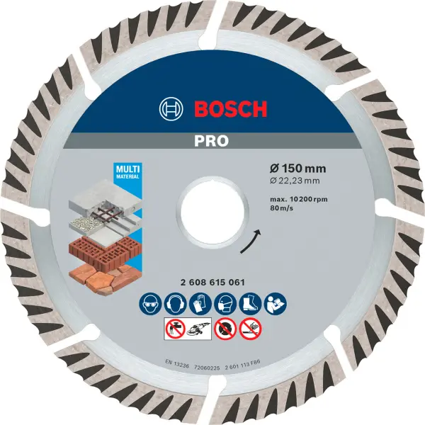 PRO Алмазний диск Stf Universal150-22,23
