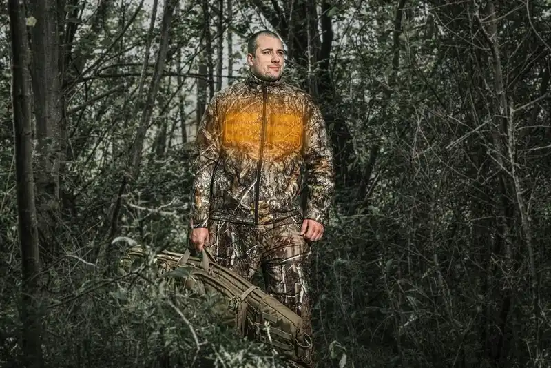 Куртка з підігрівом MILWAUKEE, M12 HJCAMO6-201(L), камуфляжна (розмір L) (+зар.пр., 1 акум.Х 2Аг) — Photo 3
