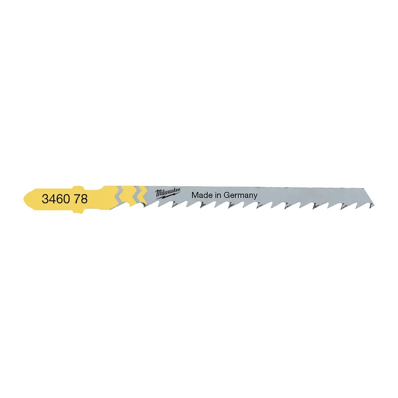 Полотна для лобзика T244D MILWAUKEE, 75мм/ крок зуба 4,0мм, (5шт), (фігурний різ, деревина) — Photo 2