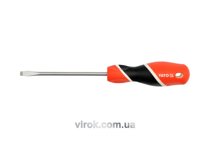 Викрутка плоска YATO : шліц SL5 х 150 мм [12/60/240]