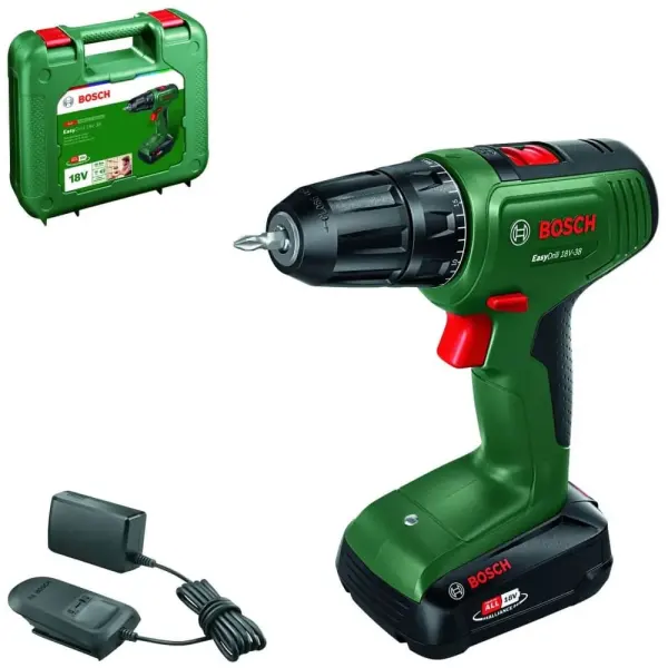 Акумуляторний дриль - шуруповерт Bosch EasyDrill 18V-38 