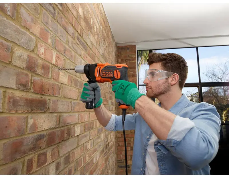 Дриль мережевий ударний BLACK+DECKER BEH850 — Photo 5