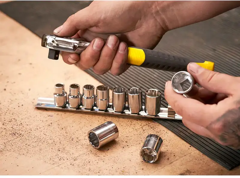 Набір головок торцевих 3/8 з одинадцяти предметів STANLEY STMT82670-0 — Photo 1