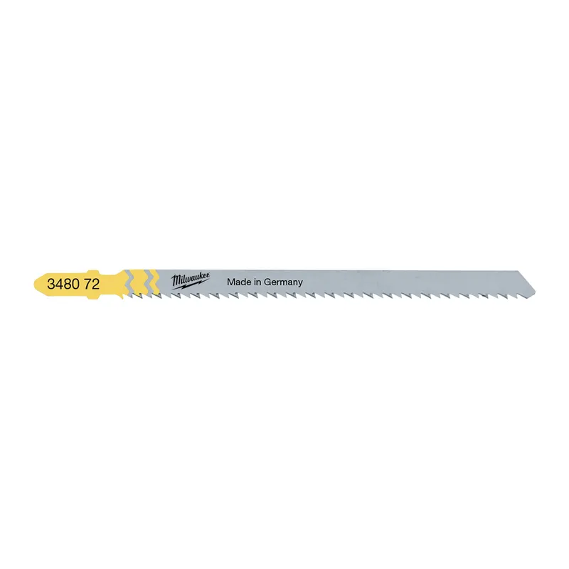 Полотна для лобзика T101BR MILWAUKEE, 105 мм/ крок зуба 2,5 мм, (5шт), (зворотній різ) — Photo 2
