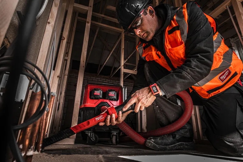 Пилосос-гібрид акумуляторний/мережевий PACKOUT MILWAUKEE, M18/220 ONEF2VC34M-0 AC/DC, 34л M-класс — Photo 10