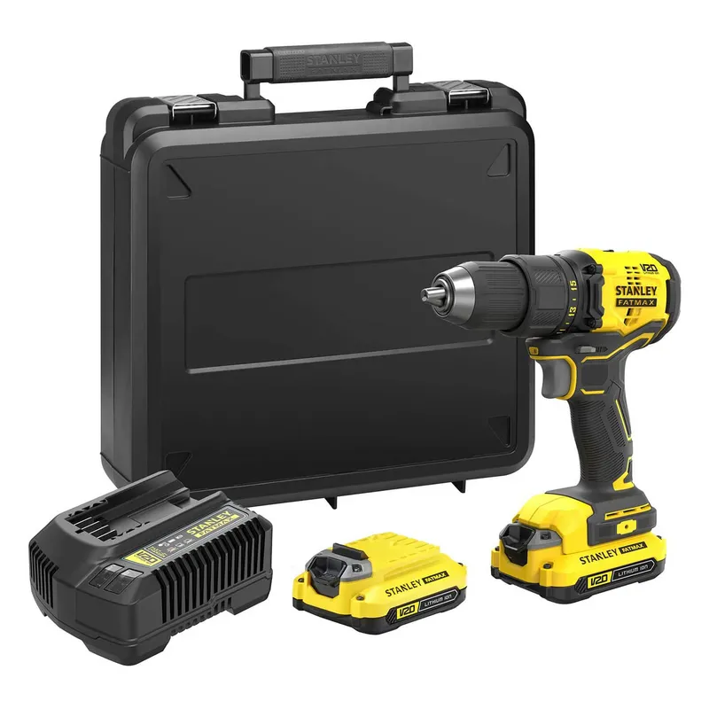 Дриль-шурупокрут безщітковий акумуляторний STANLEY FATMAX SFMCD710D2K — Photo 1