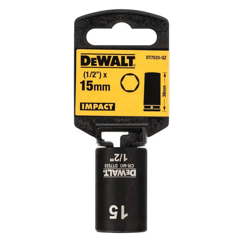 Головка торцева ударна коротка IMPACT DeWALT DT7533 — Photo 1