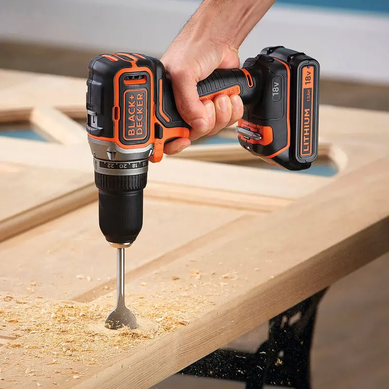 Дриль-шурупокрут акумуляторний безщітковий BLACK+DECKER BL186N — Photo 3