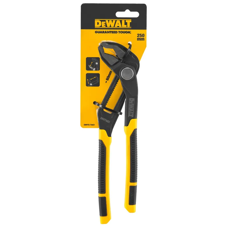 Кліщі переставні сантехнічні довжиною 250 мм DeWALT DWHT0-74431 — Photo 3