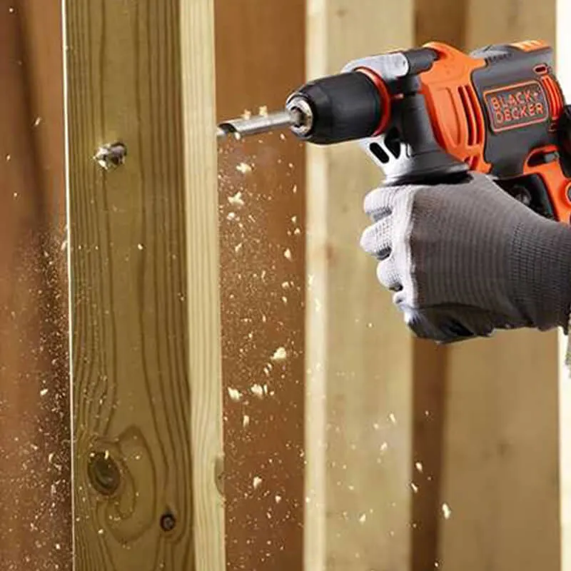Дриль мережевий ударний BLACK+DECKER BEH710K — Photo 3