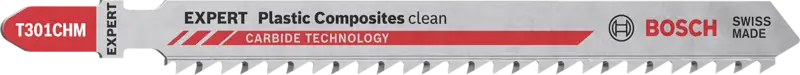 3 лобзикові пилки T301CHM Clean for Plastic Composites JSB