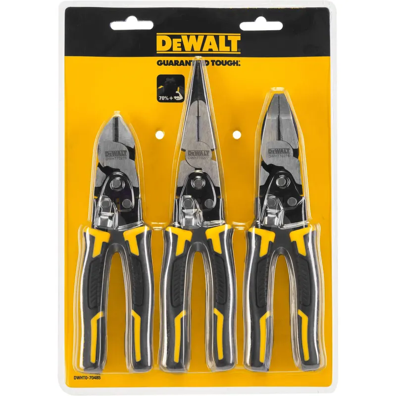 Набір з трьох шарнірно-губцевих інструментів Compound Action DeWALT DWHT0-70485 — Photo 1