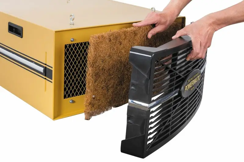 Блок фільтрації повітря POWERMATIC PM1200 : 230В 0,23(0,19)кВт. прод. 1140 1320 и 1620 м³/г. 5 мкм — Photo 5