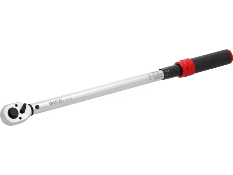 Ключ динамометричний YATO : квадрат 1/2", F= 60- 330 Нм, L= 545- 565 мм [6]