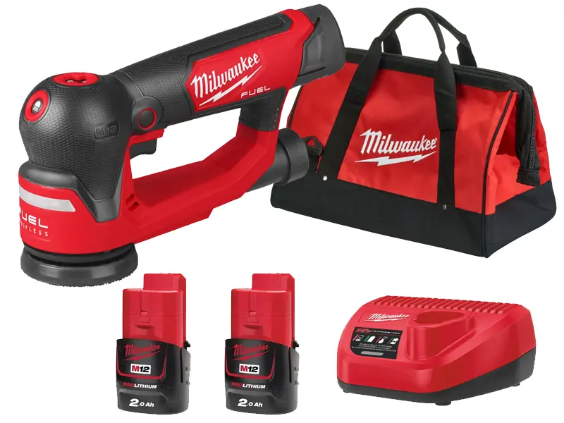 Шліфувальна ексцентрикова машина M12 FSDR75-202B MILWAUKEE 