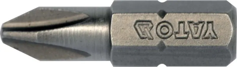 Насадка викруткова YATO : "Philips" PH2 х 25 мм. HEX 1/4". 10 (Уп/Шт.) [20/100]
