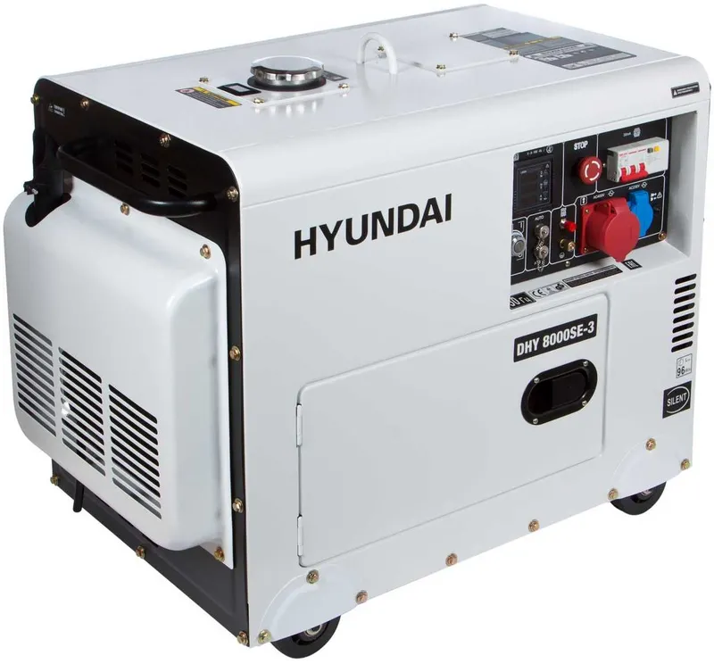 Генератор дизельний Hyundai DHY 8000SE-3 — Photo 2
