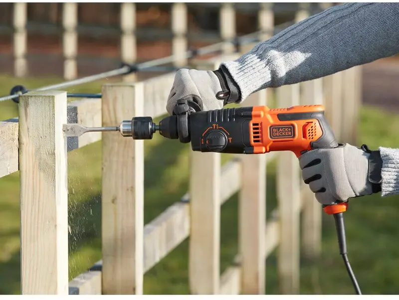 Перфоратор мережевий SDS-Plus BLACK+DECKER BEHS01K — Photo 7