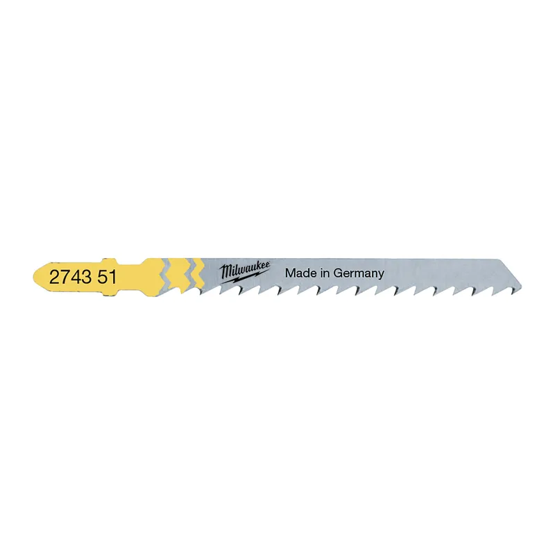 Полотна для лобзика T101D MILWAUKEE, 75мм/ крок зуба 4мм, (5шт), (деревина, чистий різ) — Photo 2