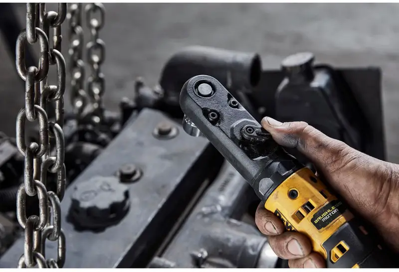 Гайкокрут кутовий - ключ-храповик акумуляторний безщітковий DeWALT DCF510N — Photo 8