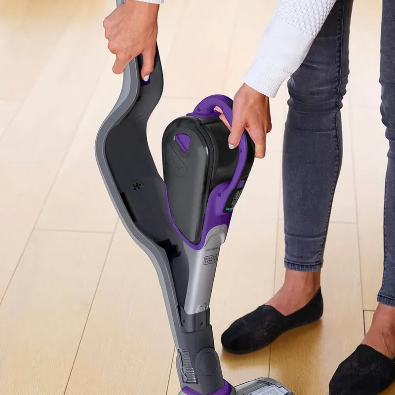 Пилосос акумуляторний (електровіник) BLACK+DECKER SVJ520BFSP — Photo 5