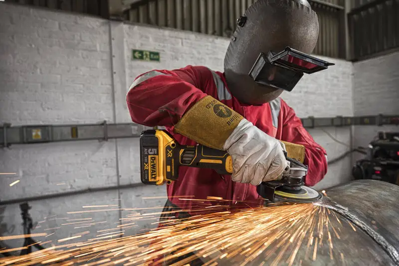 Шліфмашина кутова - болгарка акумуляторна безщіткова DeWALT DCG405P3 — Photo 7