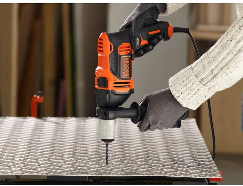 Дриль мережевий ударний BLACK+DECKER BEH850 — Photo 3