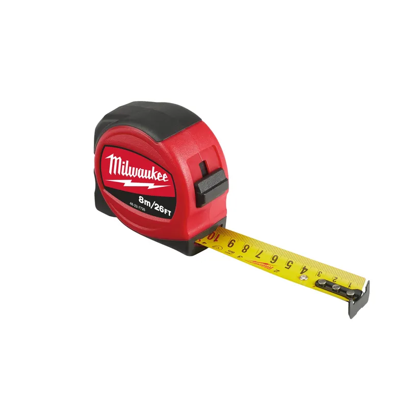 Рулетка MILWAUKEE SLIMLINE S8-26/25 8 м/16" 48227726 — Photo 2