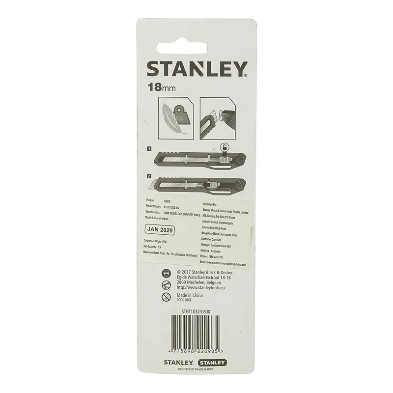 Ніж у пластиковому корпусі STANLEY STHT10323-8 — Photo 6