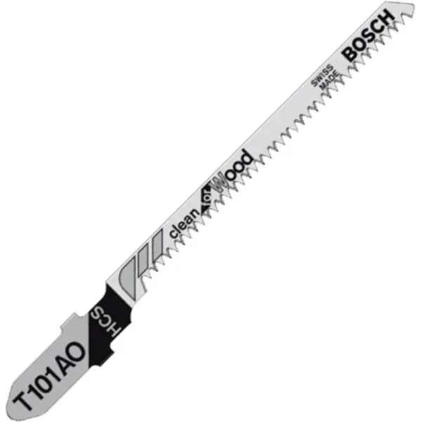 3 Лобзикових пилки T 101 AО Clean for Wood, HCS