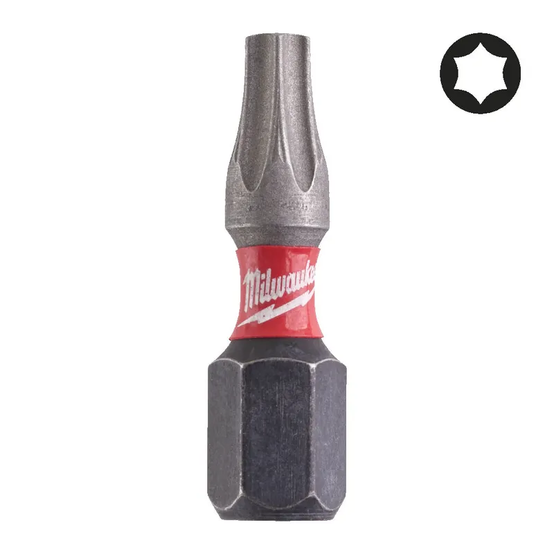 Біта SHOCKWAVE MILWAUKEE, TX20, 25мм, (2шт)