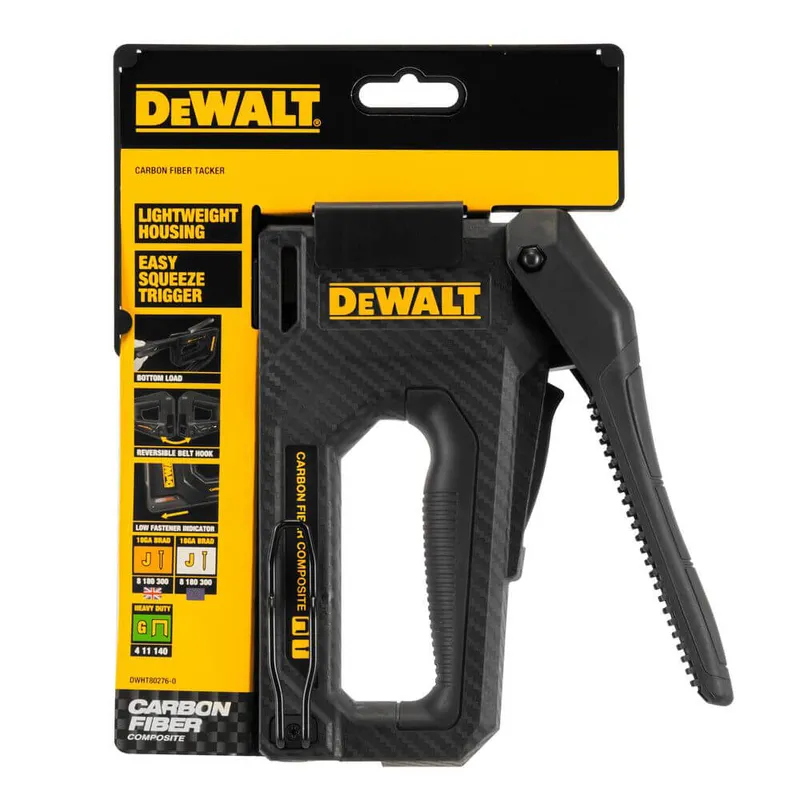 Степлер CARBON FIBRE для скоб типу G 6-14мм, цвяхів типу J 12, 15мм DeWALT DWHT80276-0 — Photo 11