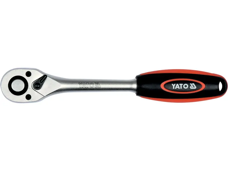 Тріщатка YATO : квадрат 1/2", L= 255 мм, 90Т [4/24]