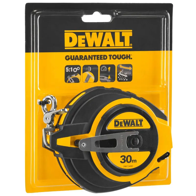 Рулетка вимірювальна Steel, 30 м х 10 мм DeWALT DWHT0-34093 — Photo 2