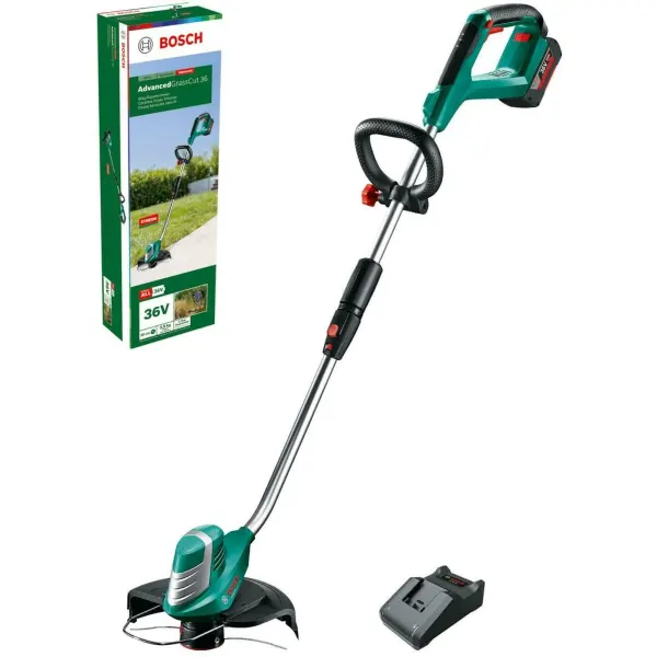 Акумуляторна ручна газонокосарка Bosch AdvancedGrassCut 36 + (Акумулятор 36V 2,0 Ah + Зарядний пристрій AL 36V-20)