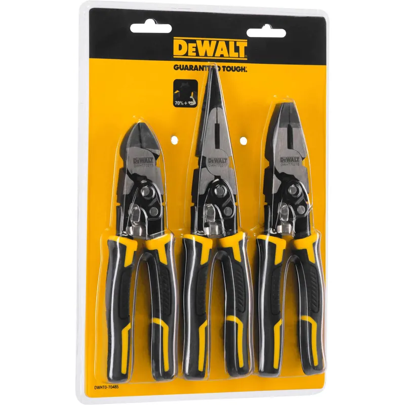 Набір з трьох шарнірно-губцевих інструментів Compound Action DeWALT DWHT0-70485 — Photo 2