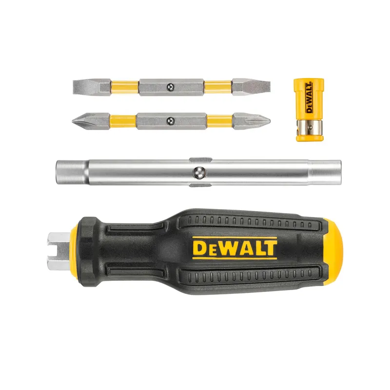 Викрутка - набір FULL FIT 6 Way з двома змінними бітами DeWALT DWHT66569-0 — Photo 2