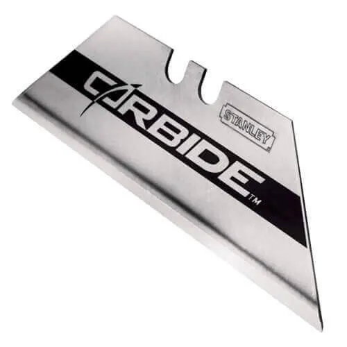 Леза запасні для опоряджувальних робіт, трапецевідние Carbide, довжиною 62 мм, шириною 19 мм, товщиною 0.6 мм, 5 штук STANLEY 0-11-800 — Photo 1