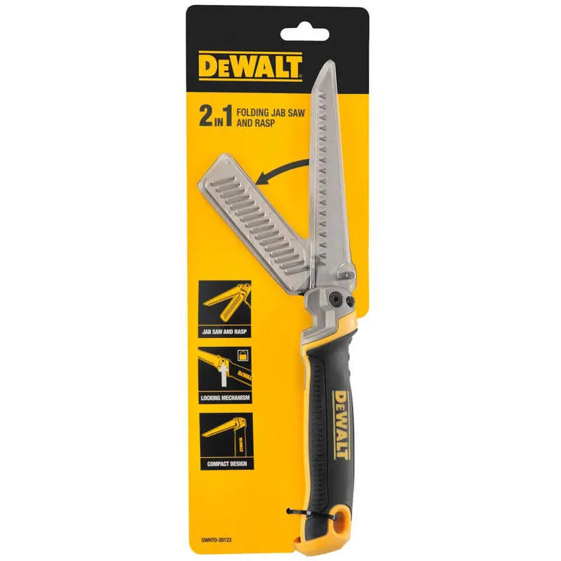 Мініножовка-рашпіль по гіпсокартону, складана DeWALT DWHT0-20123 — Photo 3