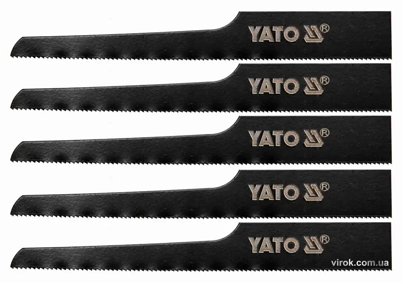 Полотна до пневматичної шаблевої пили YT-09955 YATO : 24 зуби/1", 5 шт [50/200]