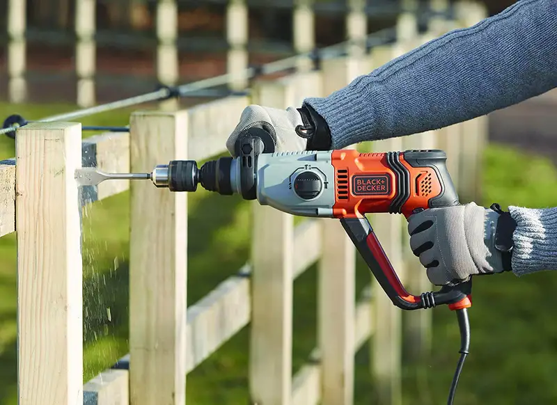 Перфоратор мережевий SDS-Plus BLACK+DECKER BEHS02K — Photo 8