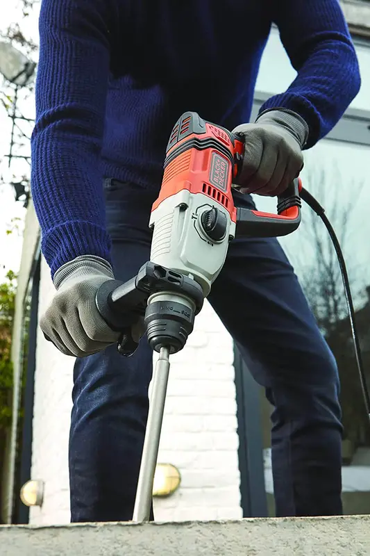 Перфоратор мережевий SDS-Plus BLACK+DECKER BEHS02K — Photo 11