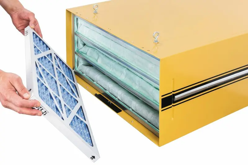 Блок фільтрації повітря POWERMATIC PM1200 : 230В 0,23(0,19)кВт. прод. 1140 1320 и 1620 м³/г. 5 мкм — Photo 4