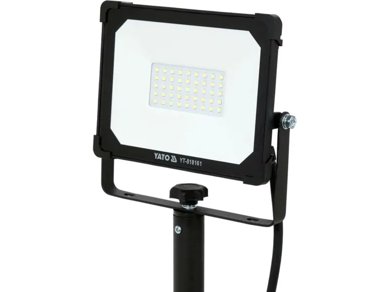 Прожектор з SMD-діодним випромін YATO: 30 Вт, 230 В,2850 Lm, на штативі h=0.6-1.22 м, кабель- 2м [6] — Photo 2