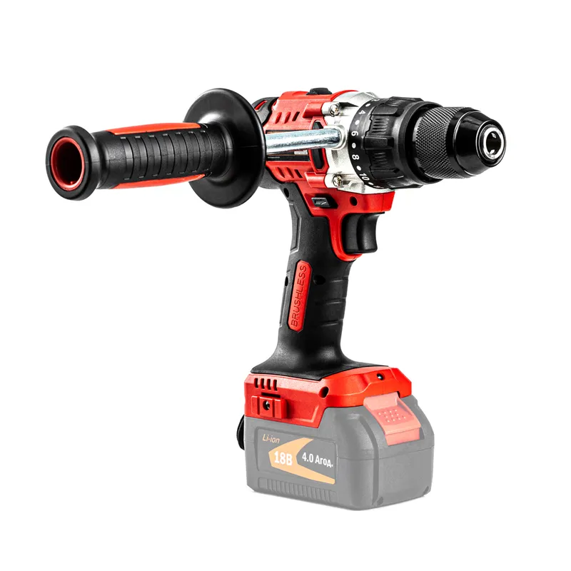 Шурупокрут акумуляторний удірний GTM DSI18/80BL — Photo 2