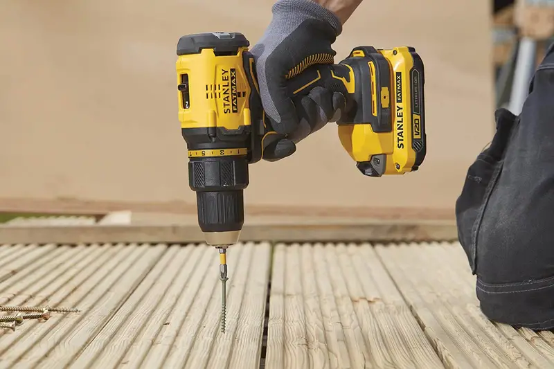 Дриль-шурупокрут безщітковий акумуляторний STANLEY FATMAX SFMCD710D2K — Photo 2