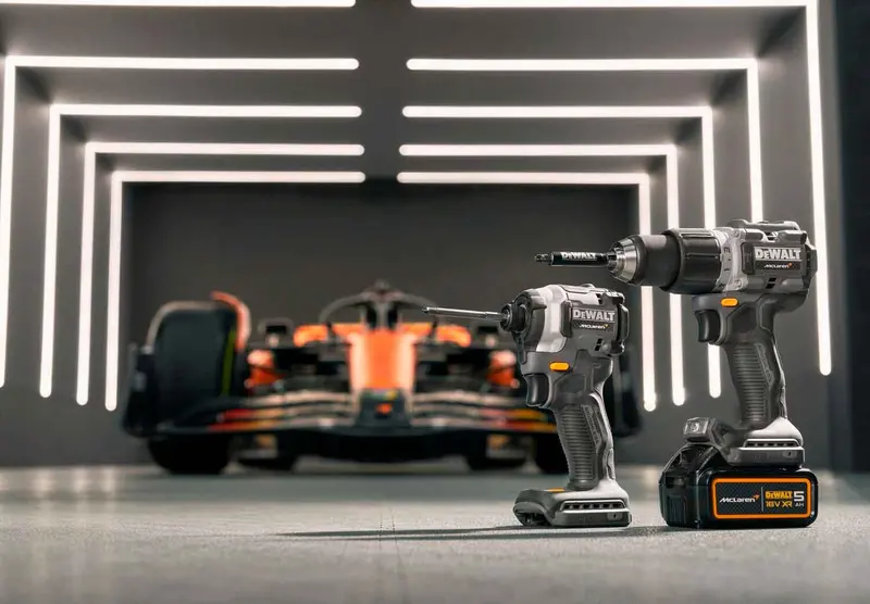Набір з двох інструментів акумуляторних безщіткових McLaren F1 TEAM LIMITED EDITION DeWALT DCK200MP2T — Photo 11