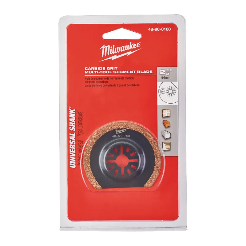 Полотно для мультітула Carbide Grit MILWAUKEE, 64х57мм — Photo 1