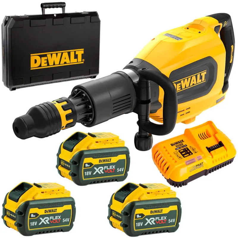 Молоток відбійний акумуляторний безщітковий SDS-MAX DeWALT DCH911X3 — Photo 4