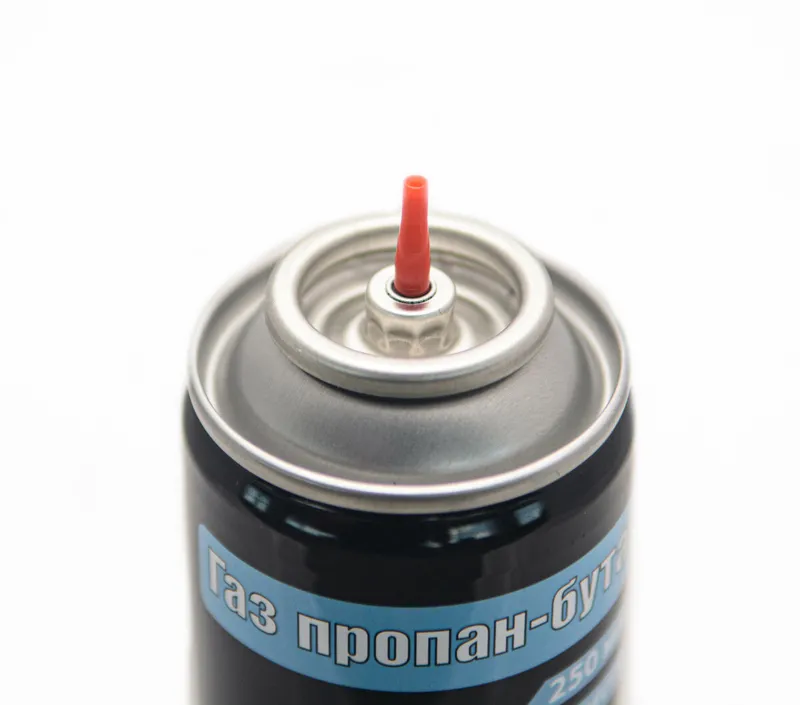 Балон газовий для запальничок VIROK 150g/250ml. 1-разовий (4 перехідників на кришці) [12 шт/уп]